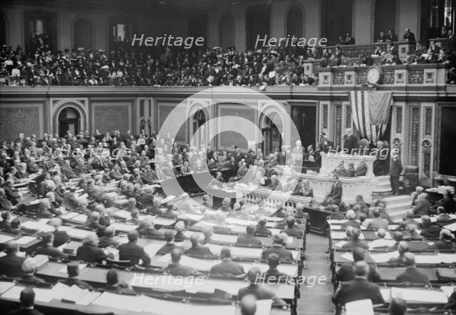 House of Reps. in Session, between c1910 and c1915. Creator: Bain News Service.
