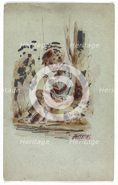 Boy Fishing, n.d. Creator: Dupenvant.