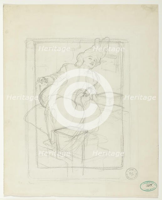 Sarah Bernhardt, c. 1898. Creator: Alphonse Mucha.