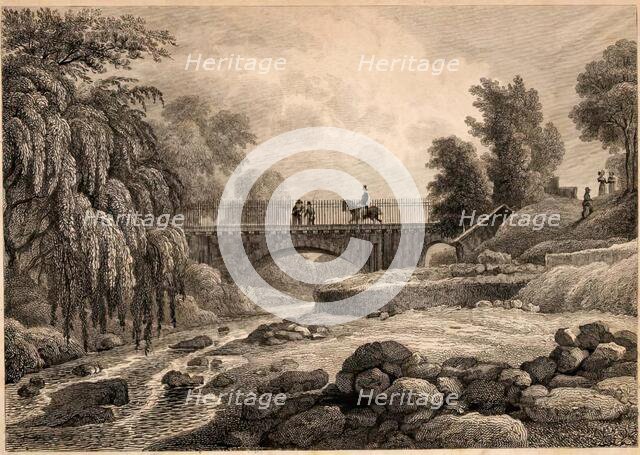 Midlothian, Stock Bridge, Water of Leith, c1830-1870. Creator: James Baylis Allen.