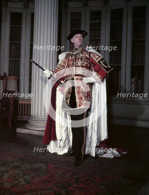 Sir Thomas Innes of Learney, Lord Lyon King of Arms, Signet Library, Edinburgh, Scotland, 1952. Creator: Arthur Charles Kirby Ware.