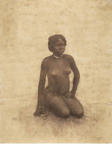 Young Nuba Woman, 1853-54. Creator: Pierre Trémaux.