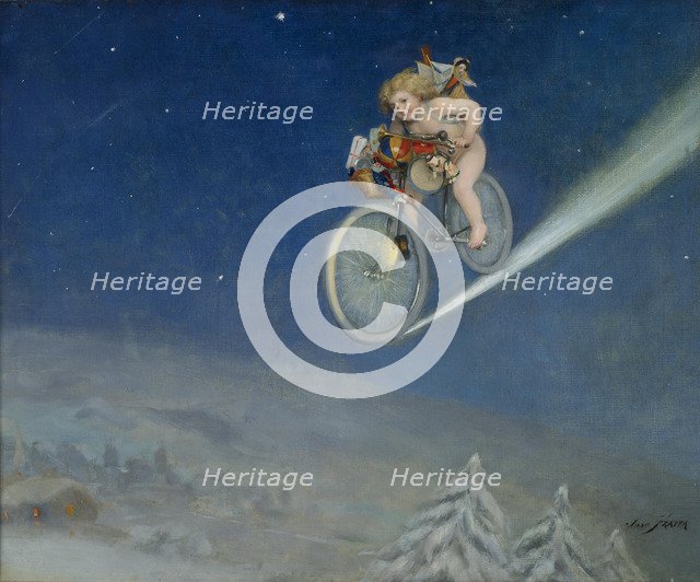 Christmas Delivery. Artist: Frappa, José (Joseph) (1854-1904)