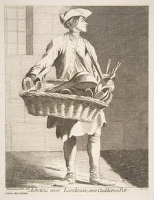 Cookware Peddler, 1746. Creator: Caylus, Anne-Claude-Philippe de.