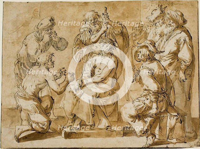 The Mocking of Christ, 1633/35. Creator: Andries Dirksz Both.