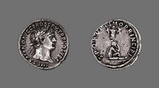 Denarius (Coin) Portraying Emperor Trajan, October 103-October 111, probably 106-107, issued by Traj Creator: Unknown.