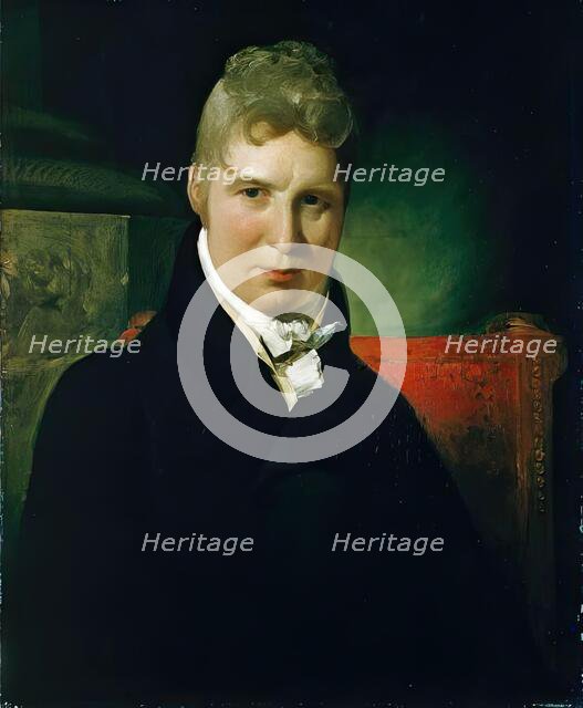 Portrait of a Gentleman, 1825 - 1849. Creator: Andrew Geddes.