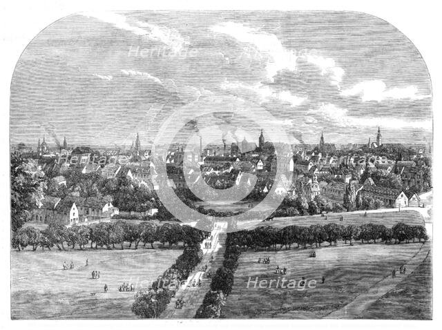 The Coronation of the King and Queen of Prussia: view of Königsberg from the tower of the..., 1861. Creator: Unknown.