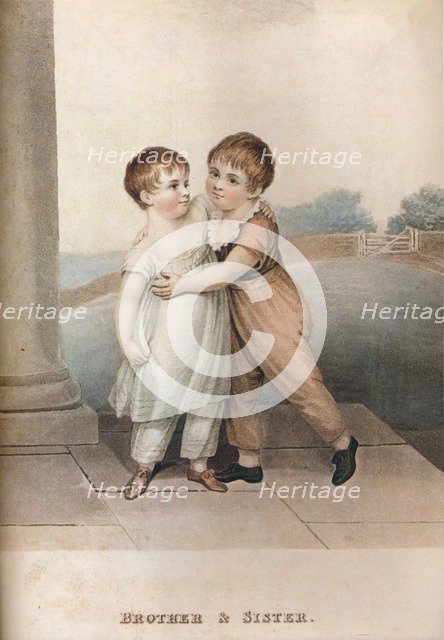 'Brother & Sister', c18th century. Artist: Unknown.