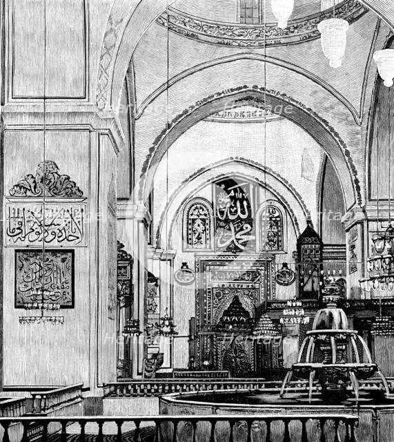 Broussa, in Asia Minor, the ancient Turkish capital: Mosque of Oulou Djami, 1890. Creator: Unknown.