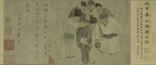 Cuju Scroll (Emperor Taizu of Song Playing Cuju), 13th century. Creator: Su Hanchen, (after) (1094-1172).