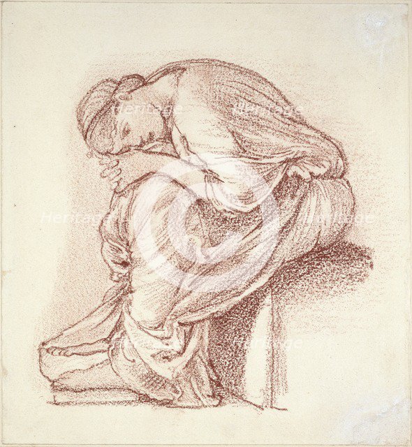 Seated Figure of a Woman, late 19th century. Artist: Sir Edward Coley Burne-Jones.