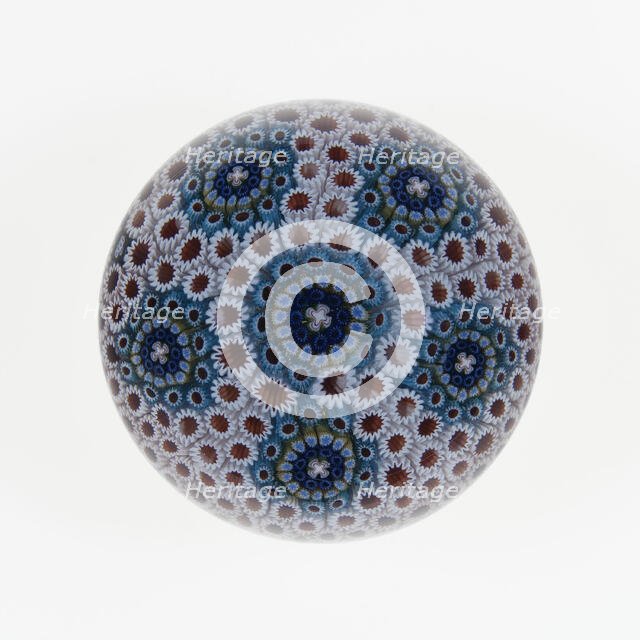 Paperweight, Saint-Louis, 1848. Creator: Saint-Louis Glassworks.