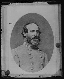 Confederate General Jubal Early, head-and-shoulders portrait, c1860-1870, photographed later. Creator: Unknown.
