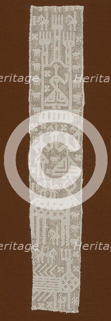 Part of a Valance, Italy, Probably 1650/1700. Creator: Unknown.