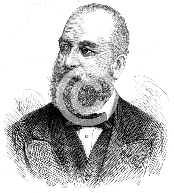 Mr. Owen, Secretary to the British Commission at the Vienna Exhibition, 1873. Creator: Unknown.