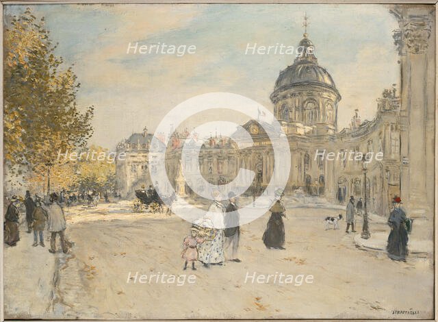 L'Institut, c1898. Creator: Jean-François Raffaëlli.