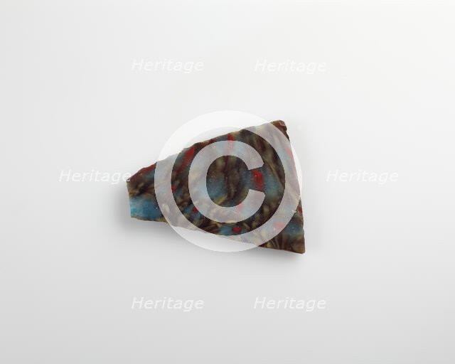 Fragment of inlay, Ptolemaic Dynasty or Roman period, 100 BCE-100 CE. Creator: Unknown.