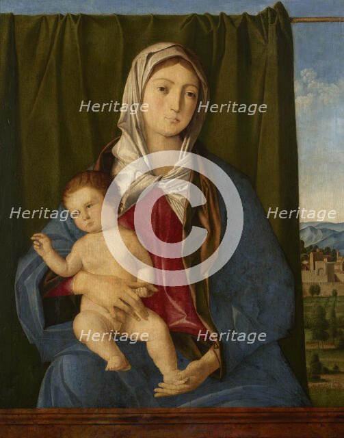 Madonna and Child Giving a Blessing, c1480. Creator: Giovanni Bellini.