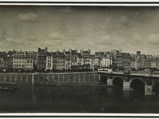 Panorama - Le Pont-Neuf, le Louvre et le quai de la Mégisserie, 1er arrondissement, Paris, 1845-1850 Creator: Unknown.