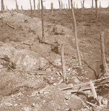 First-aid post, Verdun, northern France, c1914-c1918. Artist: Unknown.