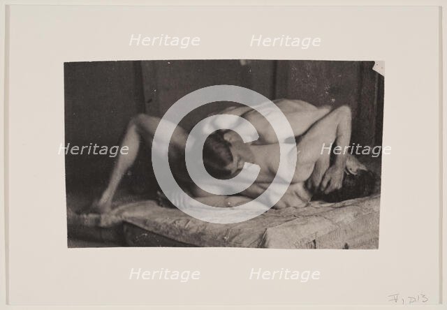 Wrestlers in Eakins's Studio, c. 1899. Creator: Thomas Eakins.