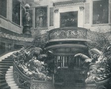 'The Grand Staircase at Buckingham Palace', c1899, (1901). Artist: HN King.