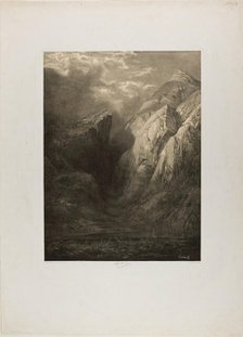 The Alps, from Various Landscape Sites, c. 1851. Creator: Alexandre Calame.