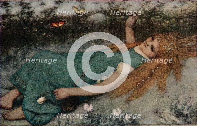 'Butterflies', c1900.  Artist: Matthias Marris.