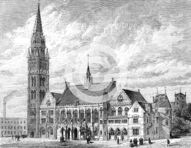 The Townhall of Rochdale, Lancashire, 1881. Creator: Unknown.