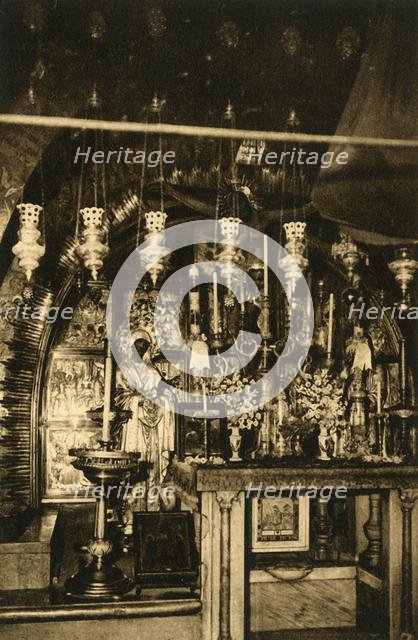 'Jerusalem - Church of the Holy Sepulchre - Calvary', c1918-c1939. Creator: Unknown.