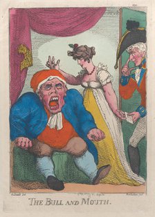 The Bull and Mouth, 1808-09., 1808-09. Creator: Thomas Rowlandson.