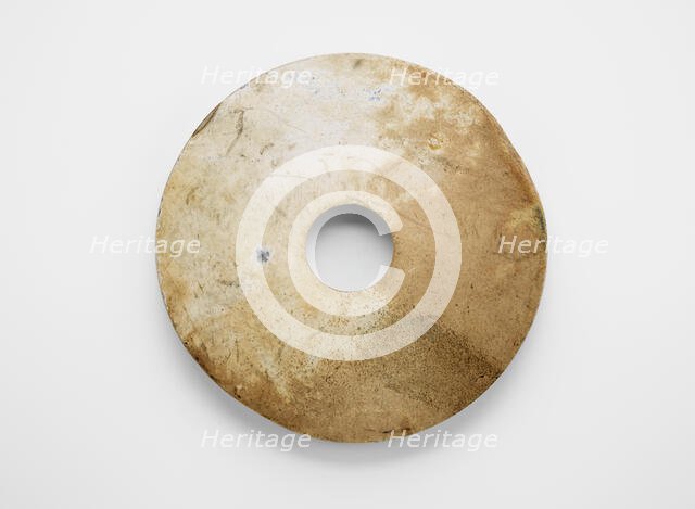 Disk (bi ?), Late Neolithic period, ca. 2000-1000 BCE. Creator: Unknown.
