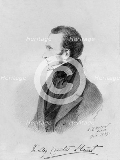 'Dudley Coutts Stuart', 1839. Creators: Alfred d'Orsay, Richard James Lane.