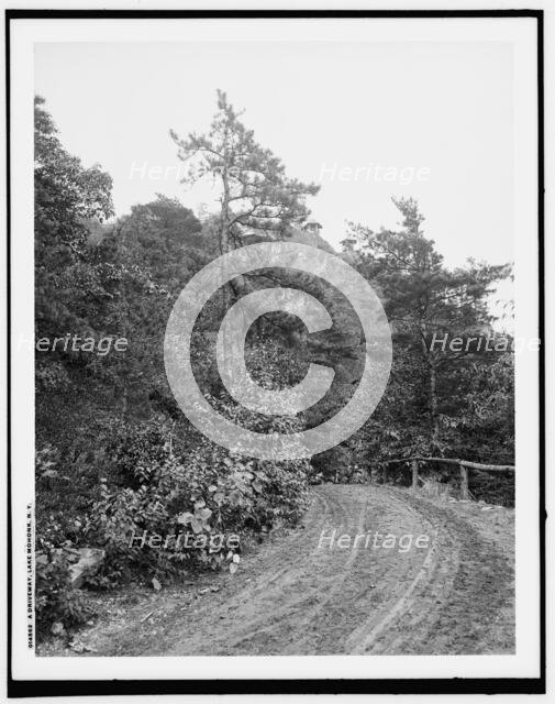 A Driveway, Lake Mohonk, N.Y., (1902?). Creator: Unknown.