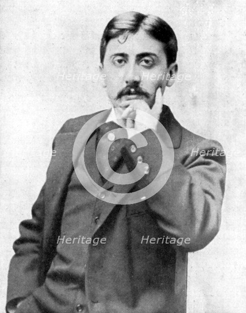 Marcel Proust, French intellectual, novelist, essayist and critic, late 19th-early 20th century.Artist: Otto