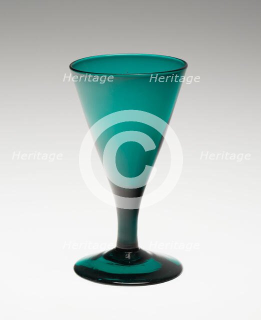 Wine Glass, England, 1750/1850. Creator: Unknown.
