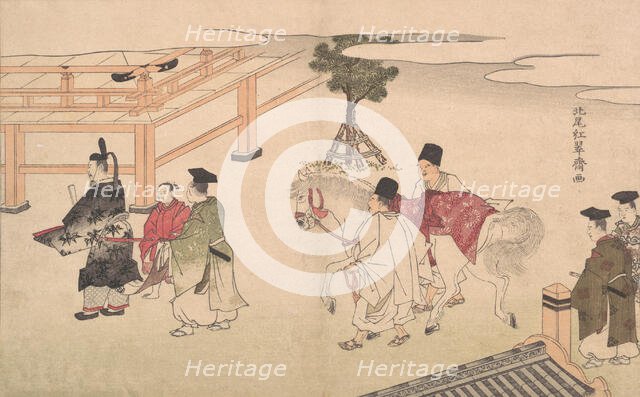 Hakuba no Sechie, late 18th-early 19th century. Creator: Kitao Shigemasa.