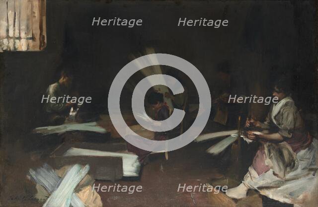 Venetian Glass Workers, 1880/82. Creator: John Singer Sargent.