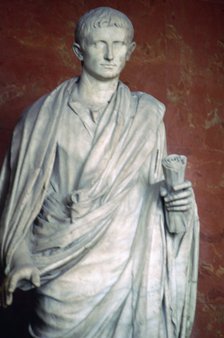 Bust of Augustus, 1st century BC. Artist: Unknown