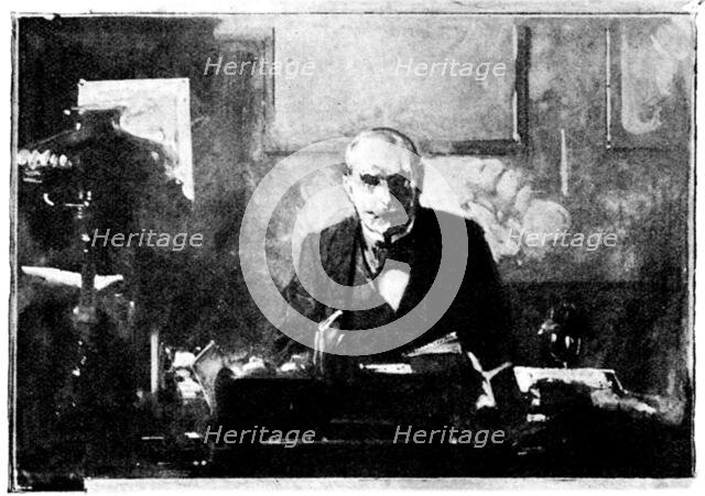 In Clubland - No. V: the Travellers' Club - the Secretary's sanctum, 1898. Creator: Unknown.