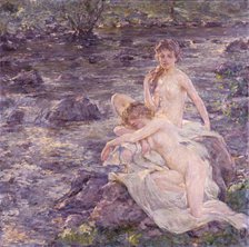 The Bathers, late 19th-early 20th century. Creator: Robert Reid.