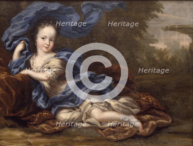 Hedvig Sofia, 1681-1708, Princess of Sweden, Duchess of Holstein-Gottorp, 1684. Creator: David Klocker Ehrenstrahl.