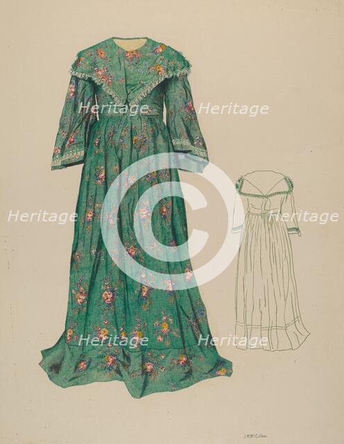 Dress, 1935/1942. Creator: J. Herman McCollum.
