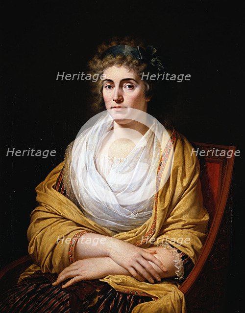 Portrait of Princess Louise of Stolberg-Gedern (1752-1824), Countess of Albany, 1793.