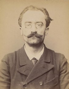 Ledot. Julien. 41 ans, né à Bourges (Cher). Employé. Anarchiste. 1/3/94., 1894. Creator: Alphonse Bertillon.