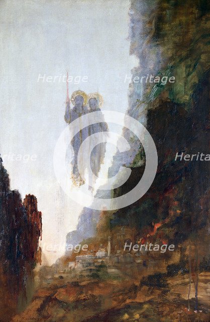 Angels of Sodom', c1846-1898. Artist: Gustave Moreau