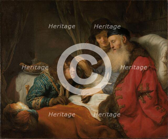 Isaac Blessing Jacob, c.1638. Creator: Govaert Flinck.