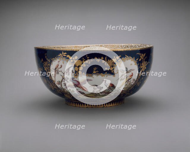 Punch Bowl, Chelsea, c. 1765. Creator: Chelsea Porcelain Manufactory.