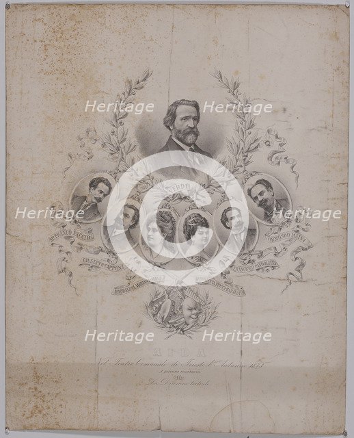 Giuseppe Verdi and Teatro di Trieste, 1873.